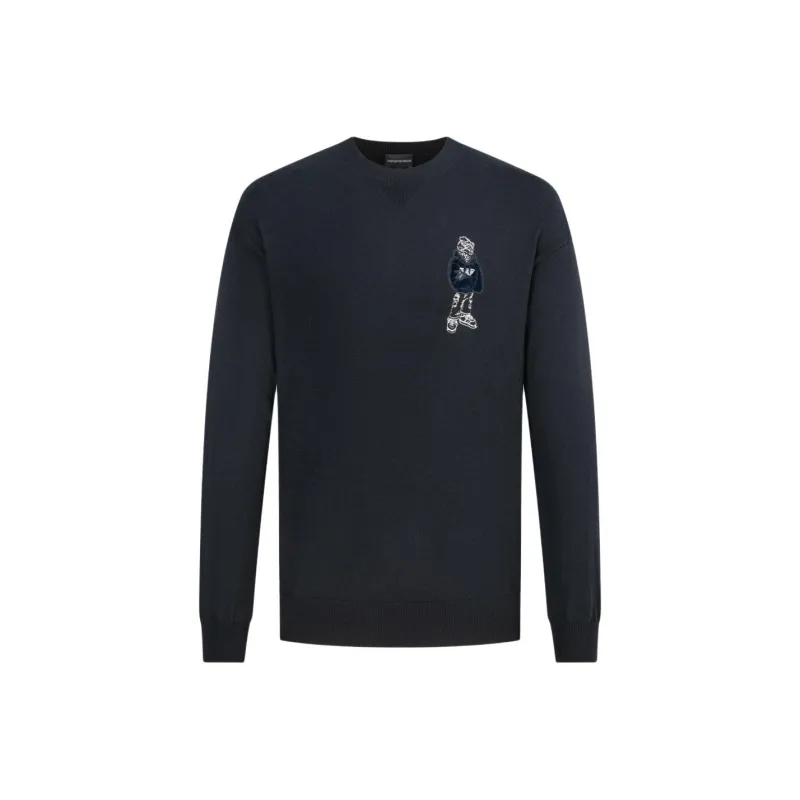 EMPORIO ARMANI Sweater Men's Navy Blue-0