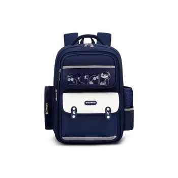 SNOOPY Polyester Student Bag Large Size Kids' Blue/Green