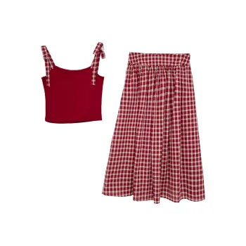 Icicofficial Two Piece Skirt Sets Women's