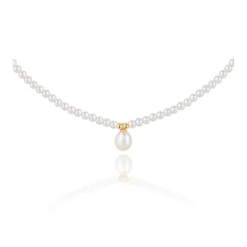 AJIDOU Faux Pearl Necklaces Women's