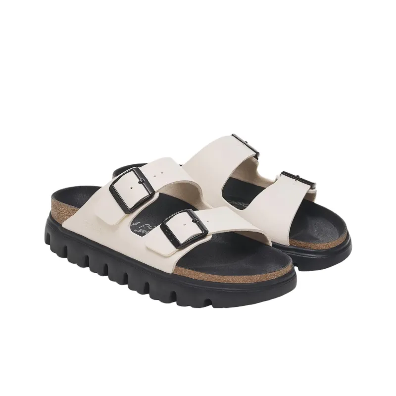 Birkenstock Arizona Chunky EVA Abrasion Resistant Slide Slippers Women's Beige Black-2