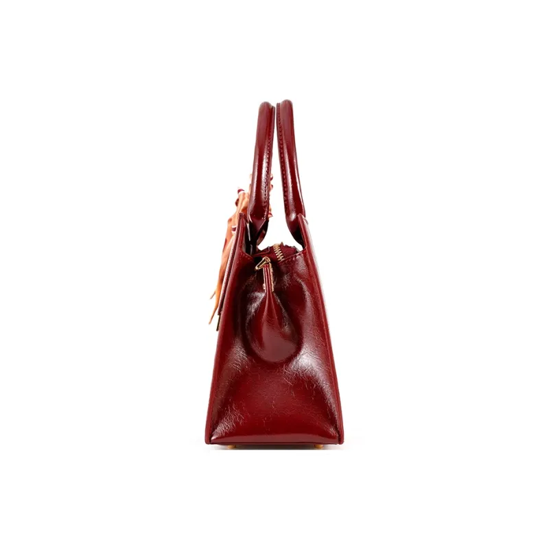 Vigno Synthetic Leather Shoulder Bag, Crossbody Bag, Handbag Regular Women's Red-3