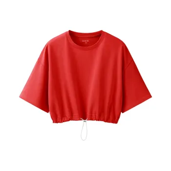 Aimilian Drop Shoulder Sleeve T Shirt Women's