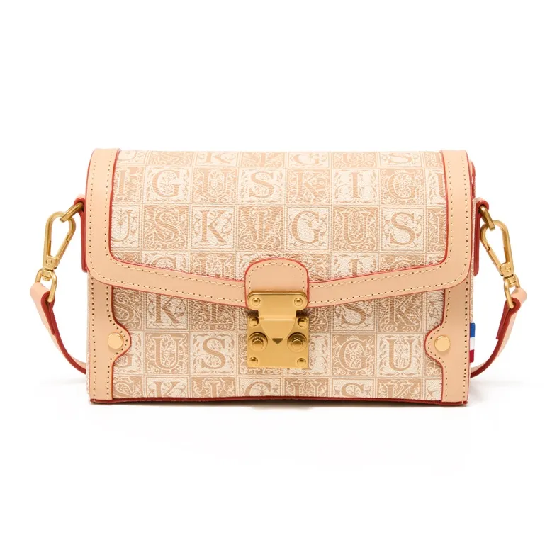 GUSKI Top Grain Cow Leather Portable Crossbody Bag, Shoulder Bag Women's Multicolor-1
