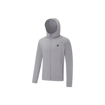 XTEP UV Protection Sun Protection Clothing Men's Mud Gray