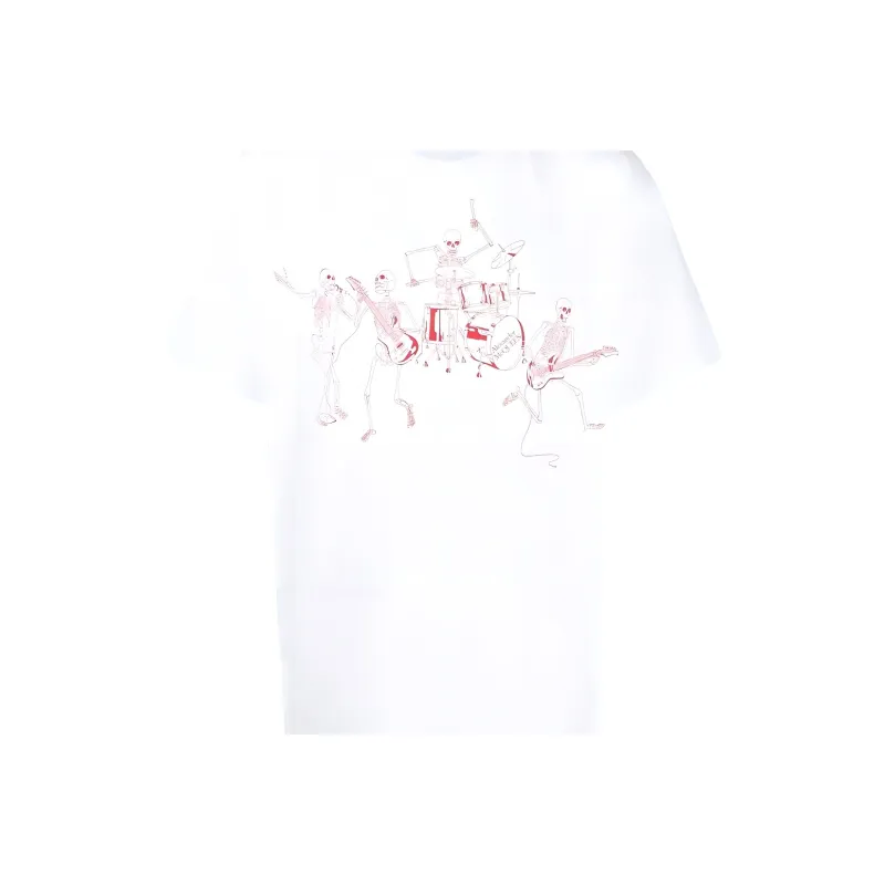 Alexander McQueen Skeleton Band-print Short-sleeved T-shirt-4