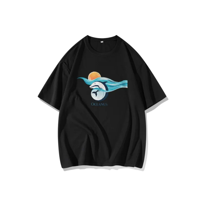FAIRWHALE Drop Shoulder Sleeve T Shirt Women's-3