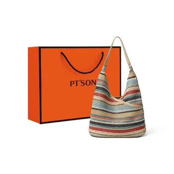 PT'SON Synthetic Leather Shoulder Bag Women's Multicolor