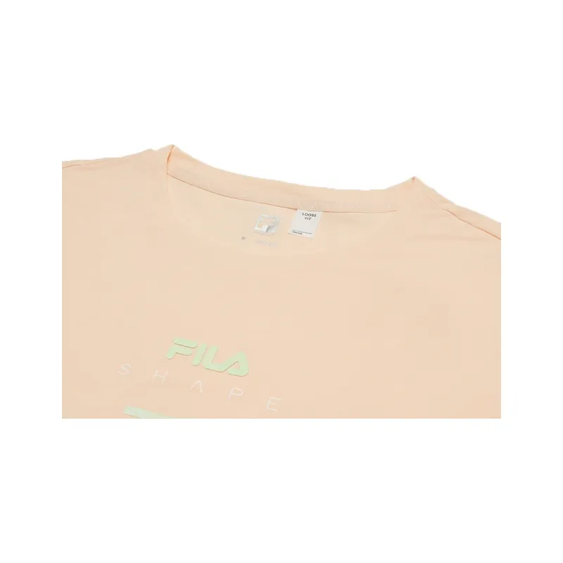 FILA Fitness T Shirt Women's Orange Pink-2