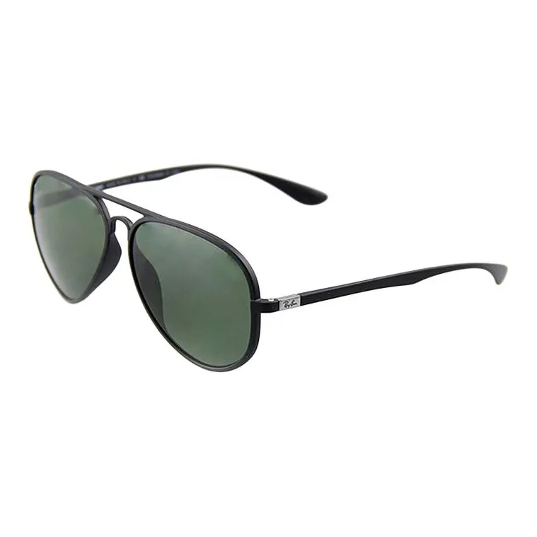 RayBan Plate Frame Aviator Sunglasses Unisex Black-0