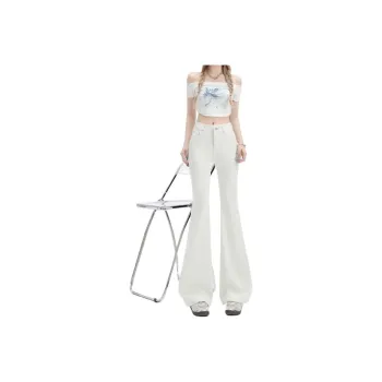 FOREVER 21 Jeans Women's White Ankle Length