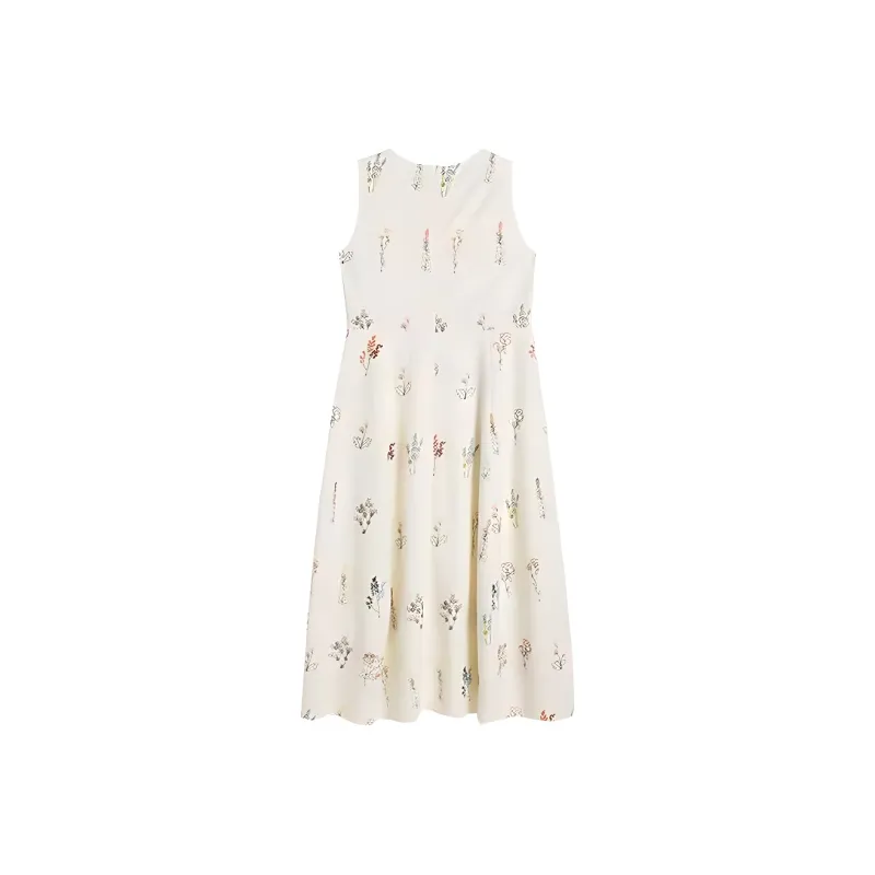 AHDO Sleeveless Dresses Women's Multicolor-1