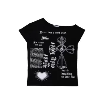 ABCMININ T Shirts Women's Black