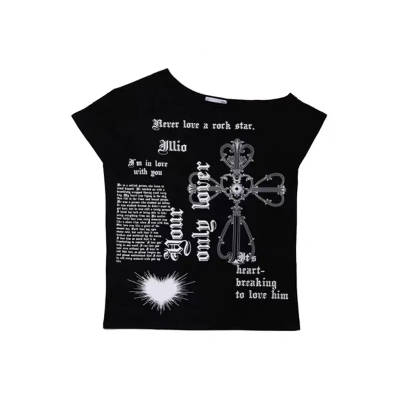 ABCMININ T Shirts Women's Black-0