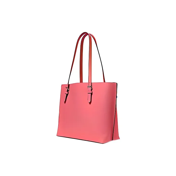 COACH Mollie Leather Handbag Large Size Women's Pink-1