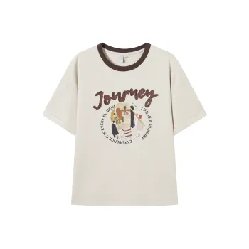 DIALOGUE Drop Shoulder Sleeve T Shirt Women's