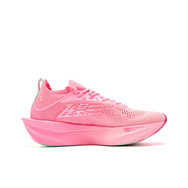 QIAODAN Feiying Plaid 2.0 Running Shoes Women's Low Top Bright Soft Pink-1