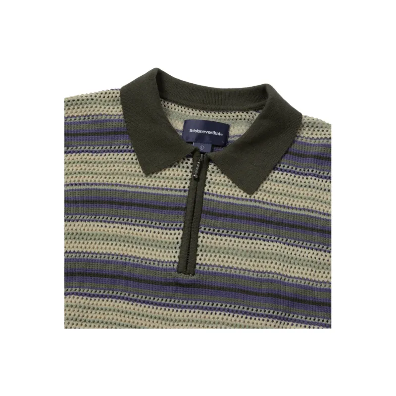 Thisisneverthat SS25 Polo Shirt Unisex Ivory White-4