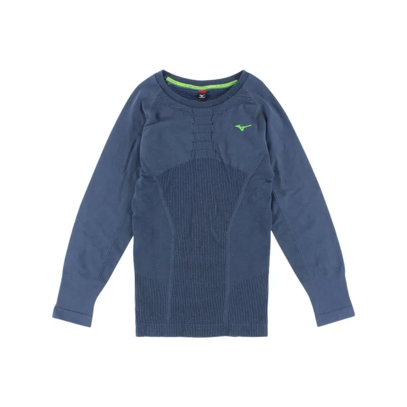 Mizuno T Shirt Unisex Blue Gray-0