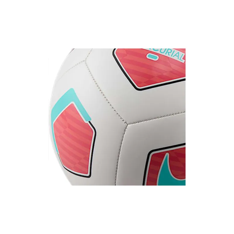 Nike Size 5 Soccer PU Unisex White Pink-1