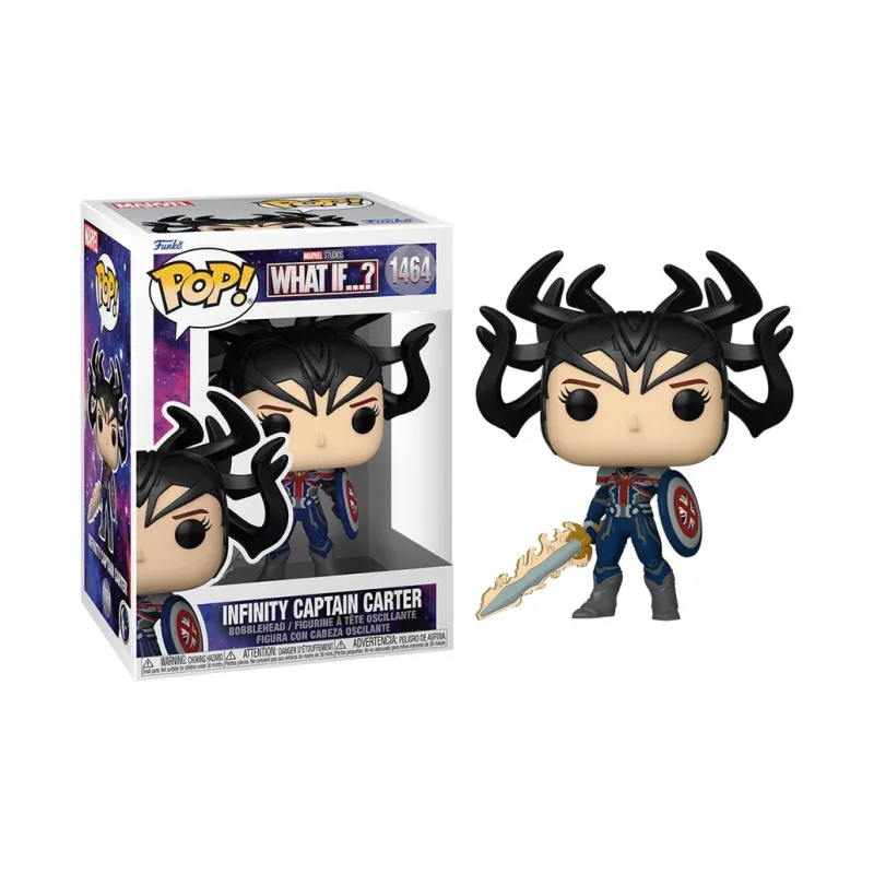 Funko Marvel If... Collection, Captain Carter Chibi Figures-2