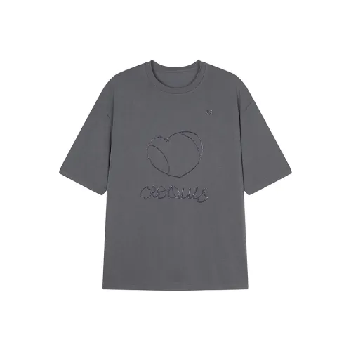 CROQUIS T Shirts Men 046 Cast Iron Gray
