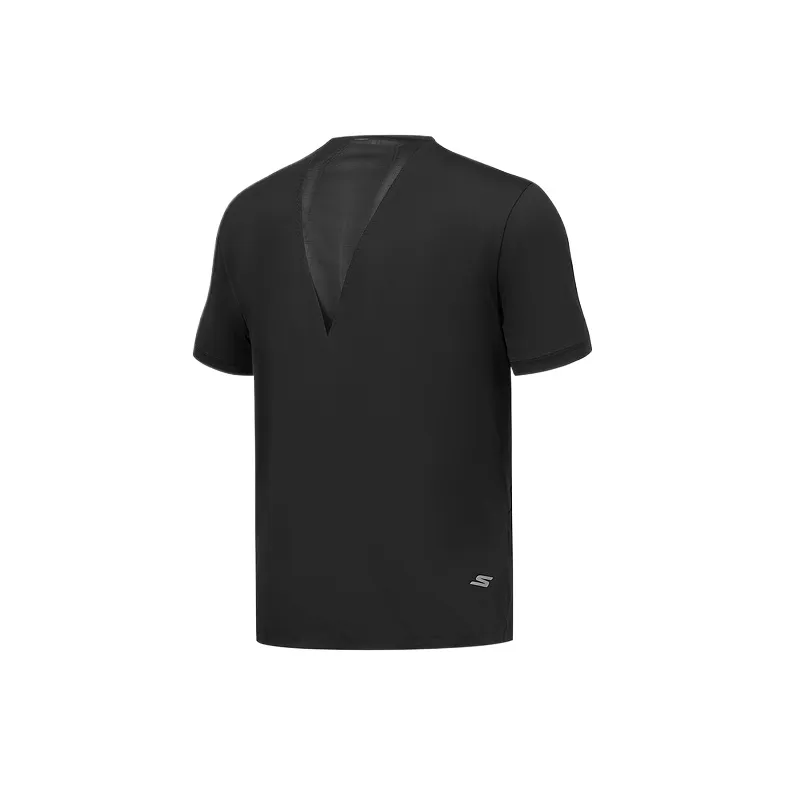Skechers Comfort Sports Series Regular T Shirt Women's Carbon Black 0018-1