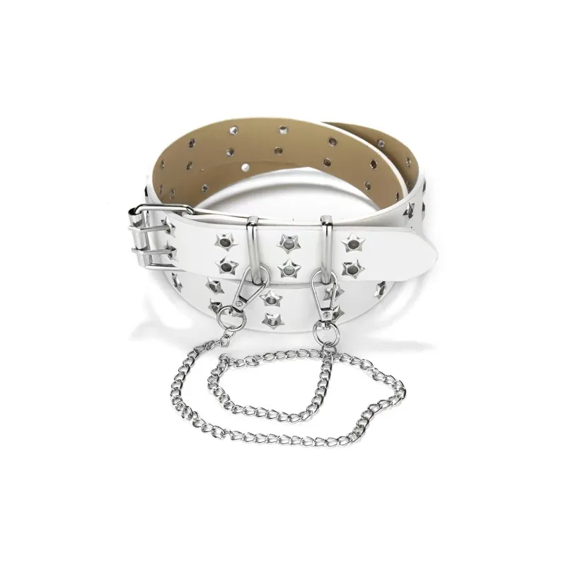 IOTS PU Leather Belts Unisex 3.3CM-3