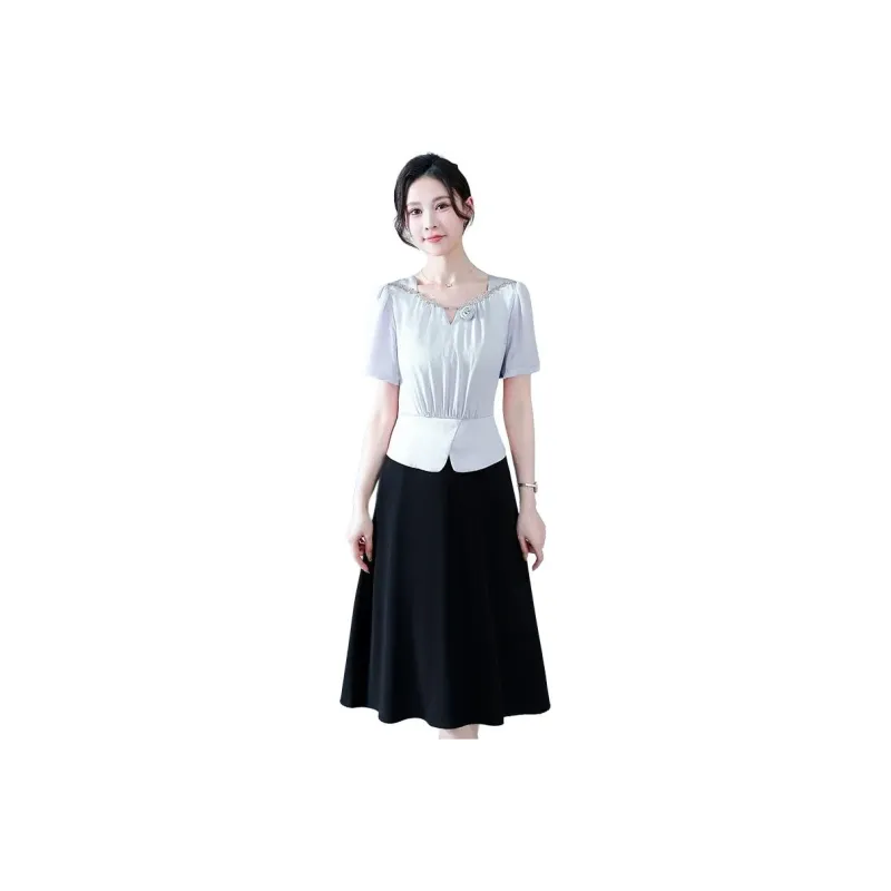 YIRANCHUN Short Sleeved Dress Women's-2