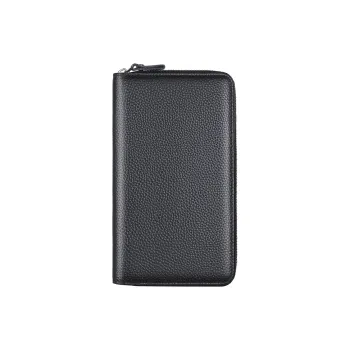 Gorora Top Grain Cow Leather Wallet Regular Men's Black