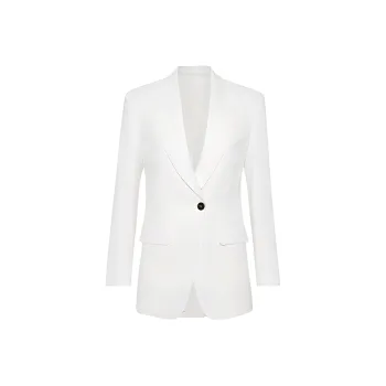 Brunello Cucinelli Single Breasted Tailored Blazer