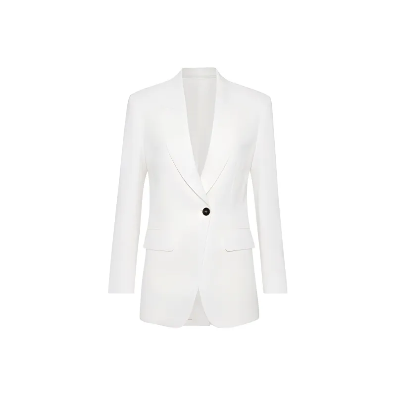 Brunello Cucinelli Single Breasted Tailored Blazer-0