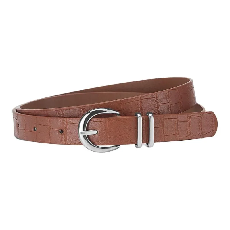 JEANSWEST Pu Leather Belts Women's 1.8CM-8