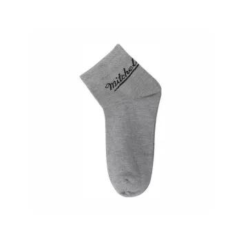 Mitchell & Ness Mid Calf Socks Unisex 1 Pack Gray