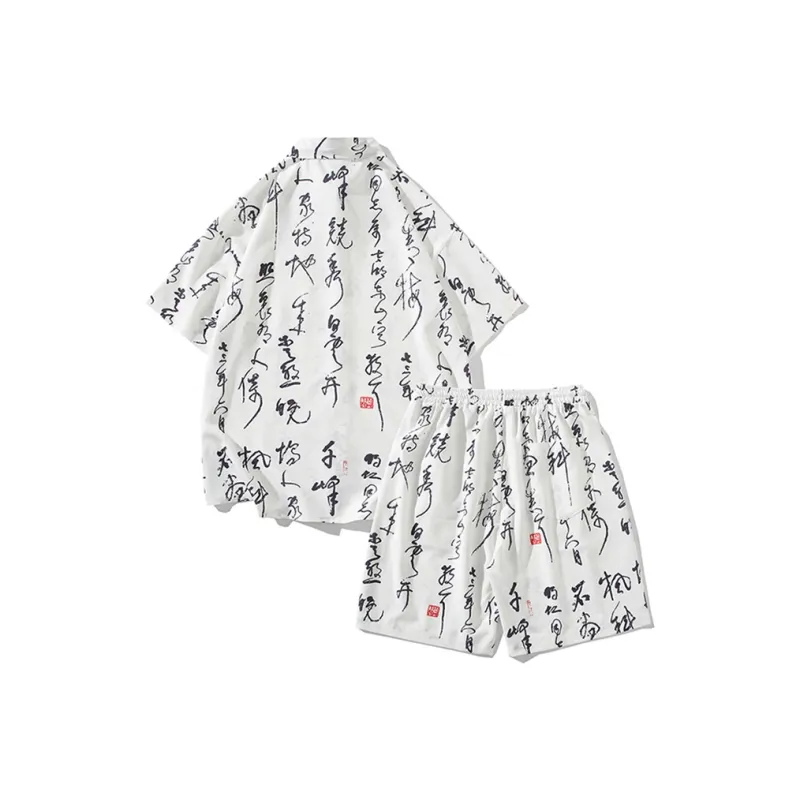 Fakeyoung Shirt Matching Set Unisex-1