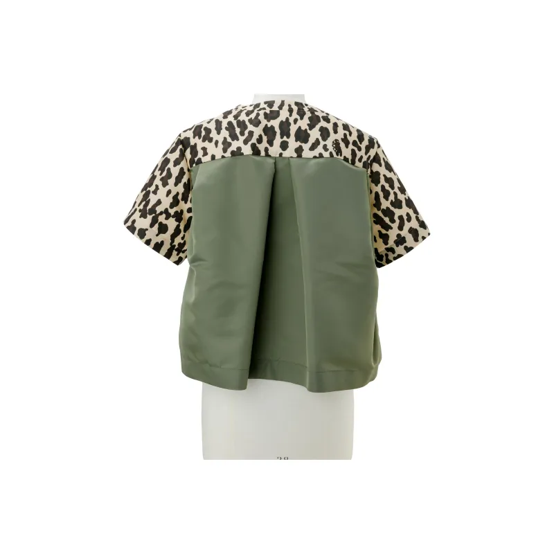 Sacai T Shirts Women's Beige/Khaki-1