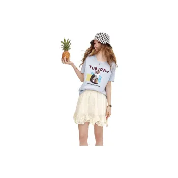 ELF SACK Casual Short Skirts Women's