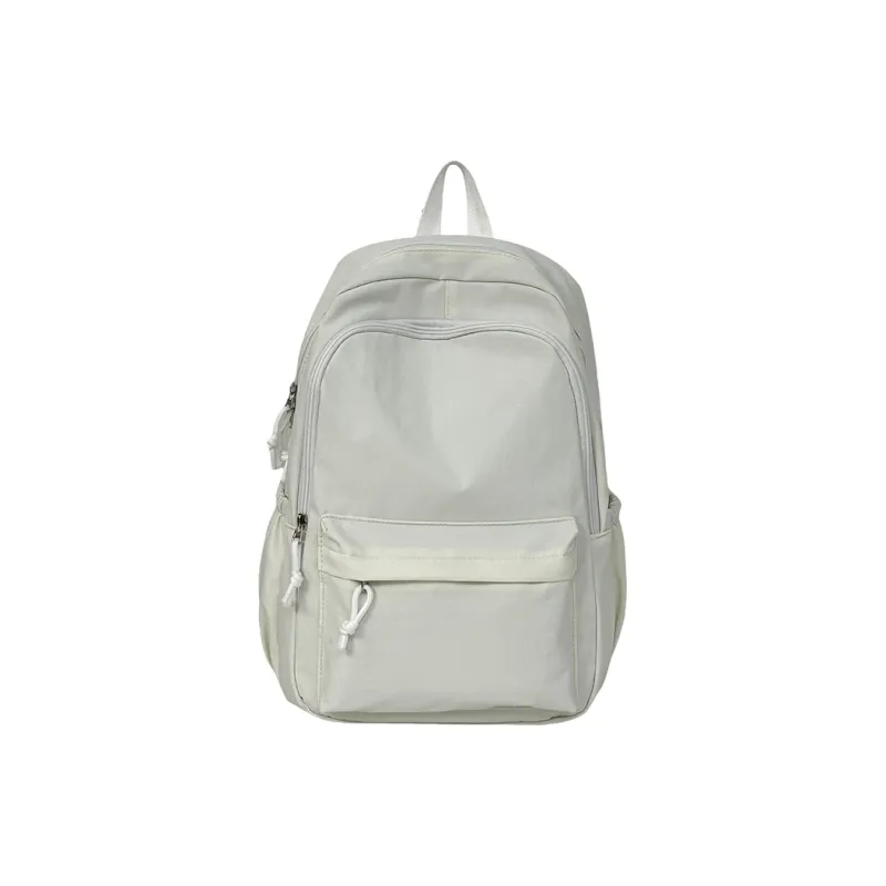 Yalu Nylon Backpack Unisex Black/White/Yellow/Green/Light Blue-0