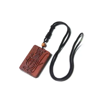 SHUZHUO Lightning Struck Wood Pendants Unisex