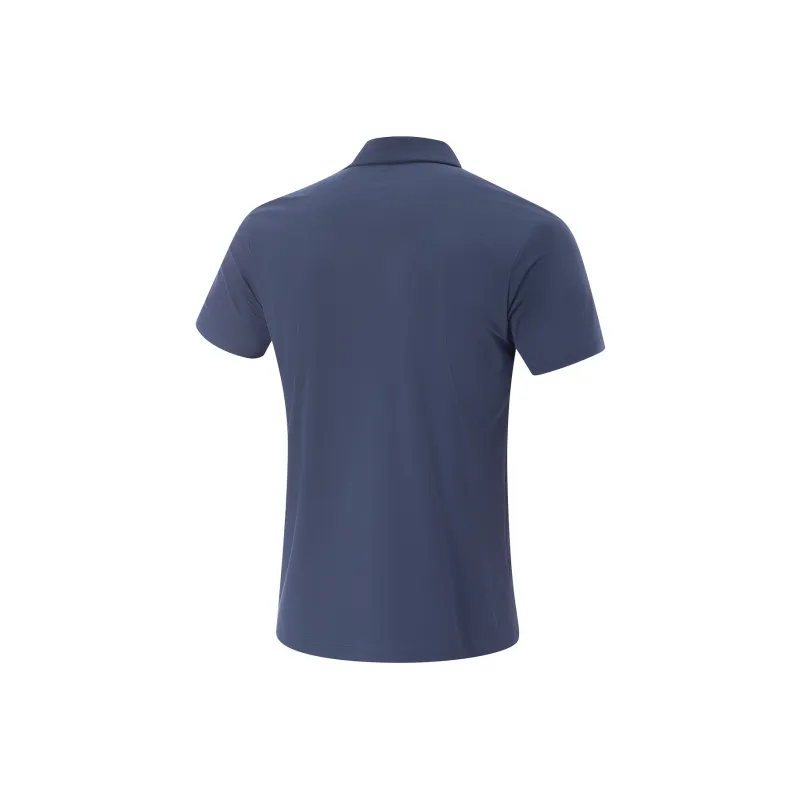 LiNing Fitness Series Polo Shirt Men's Twilight Indigo-1
