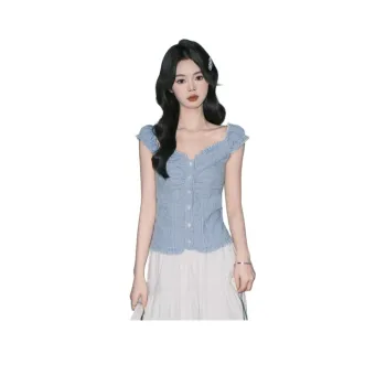 FOREVER 21 Flutter Sleeve T Shirt Women's