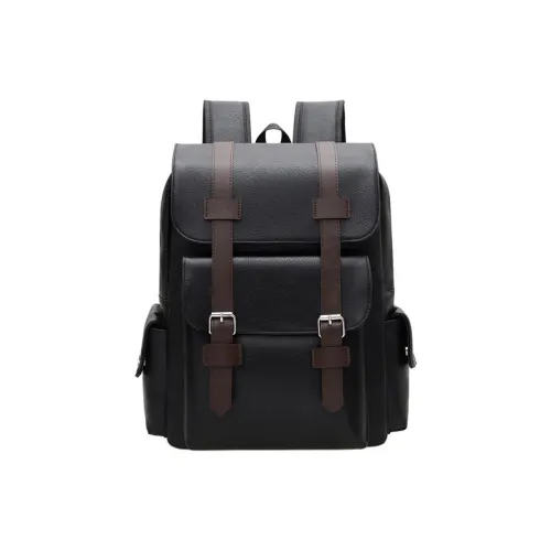 MingLu PU Backpack Unisex Multicolor