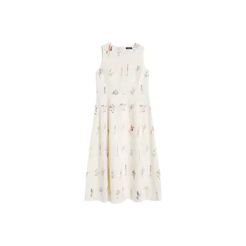 AHDO Sleeveless Dresses Women's Multicolor