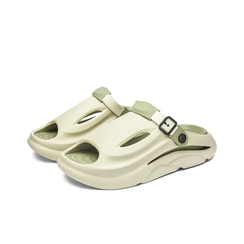OUGLEMEN Beach Sandals Unisex Black Gray/Black Purple/Beige Brown/White Moon/Olive Green-19