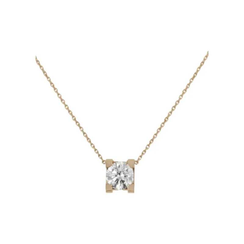 CARTIER K Gold Necklaces Women's Rose Gold-1