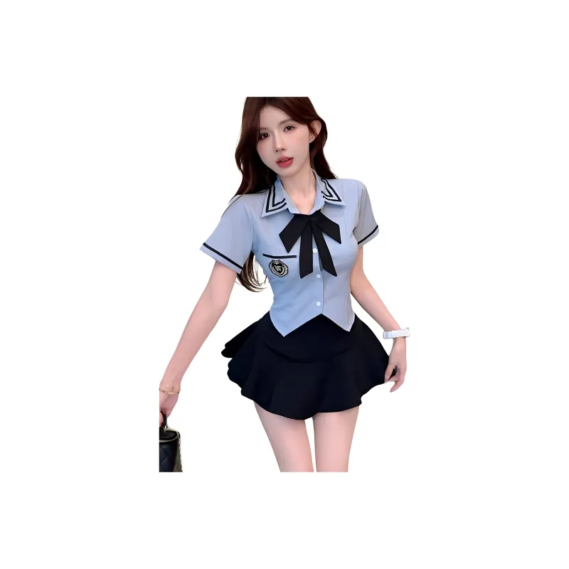 Mu Qingqing Two Piece Skirt Sets Women's-1