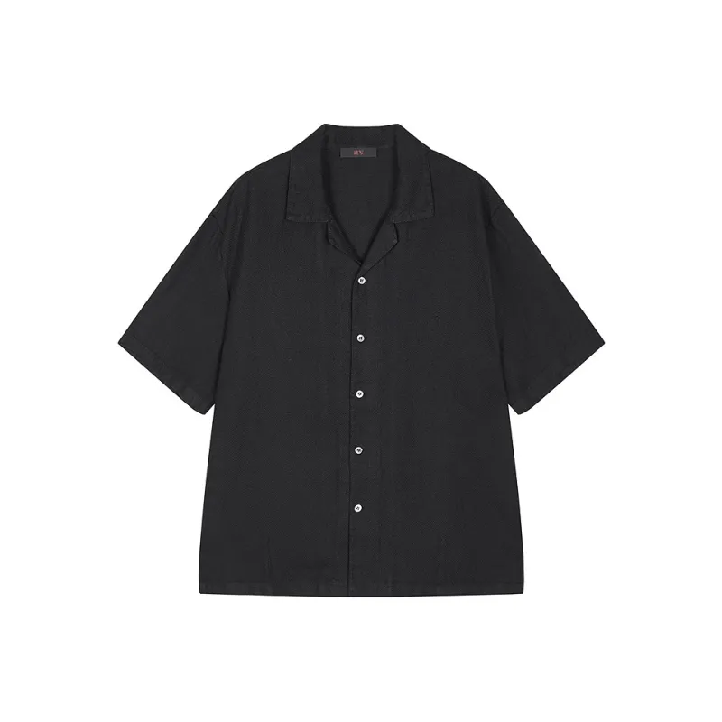 CROQUIS Black Thread Shirts Men-0