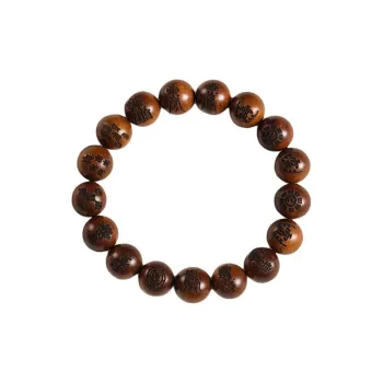 HANCANG Lightning Struck Wood Bracelets Unisex