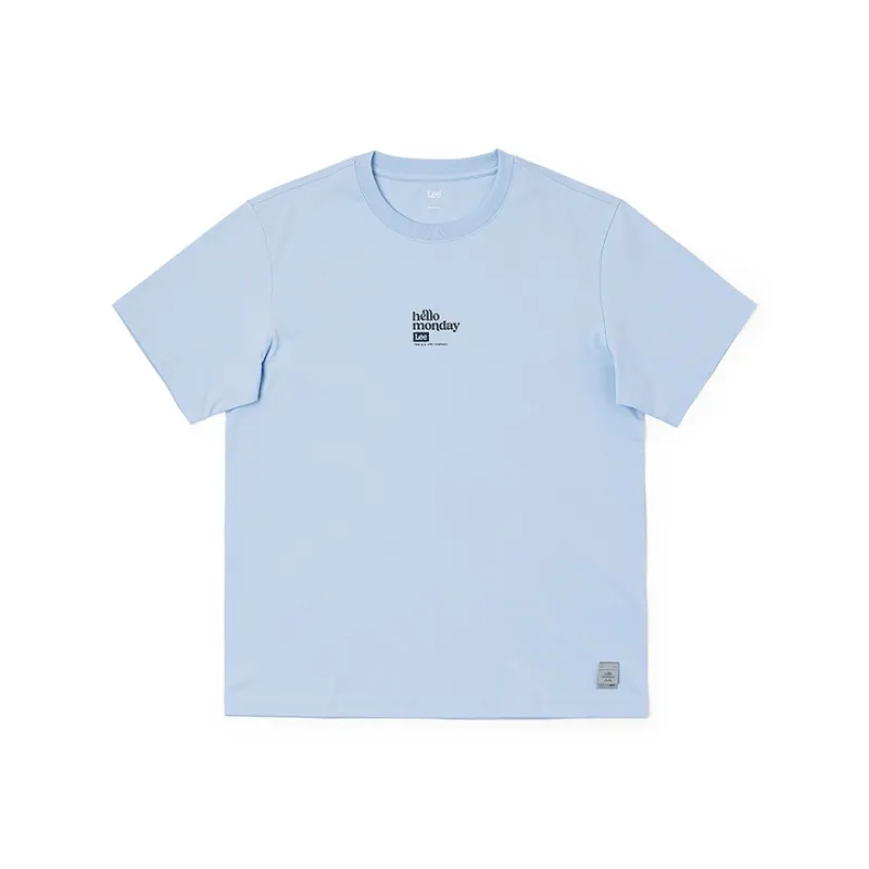 Lee T Shirts Men Sky Blue-0