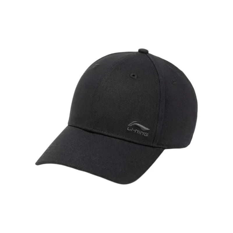 LiNing Cotton Baseball Caps Men's Black-0